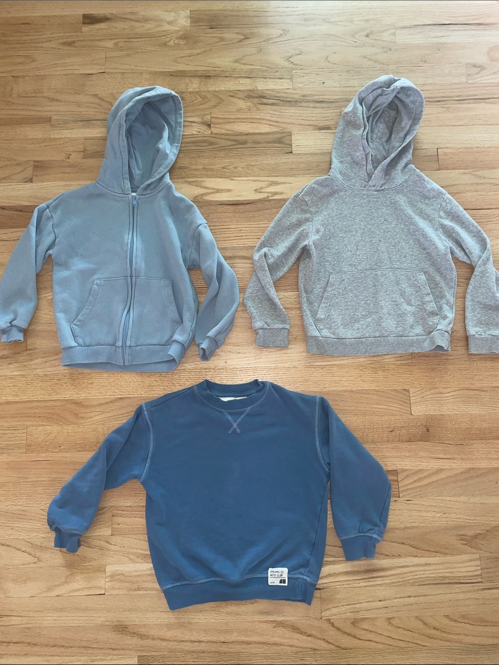 H&M Kids Sweatshirt & Hoodies Set - Blue and Light Gray